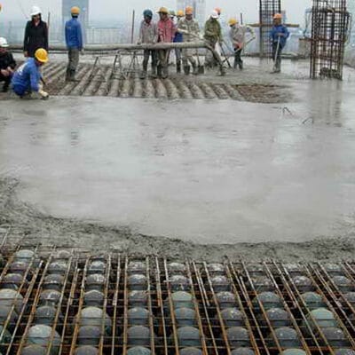 Thi công đổ bê tông tươi