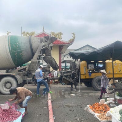 Dự án bê tông tươi ở Hóc Môn