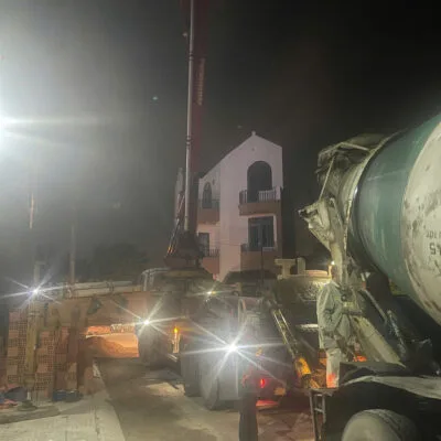 Trộn bê tông tươi tại Long An