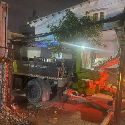 Dự án đổ bê tông tươi nhà phố